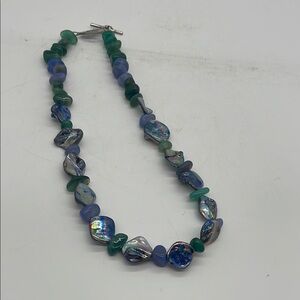 MOP Agate Stone Necklace